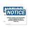 Signmission Property Owner Is Not Responsible For Any, 18 in W x Rectangle, Plastic OS-2PACK-NS-P-1218-L-17900 - alternate 1